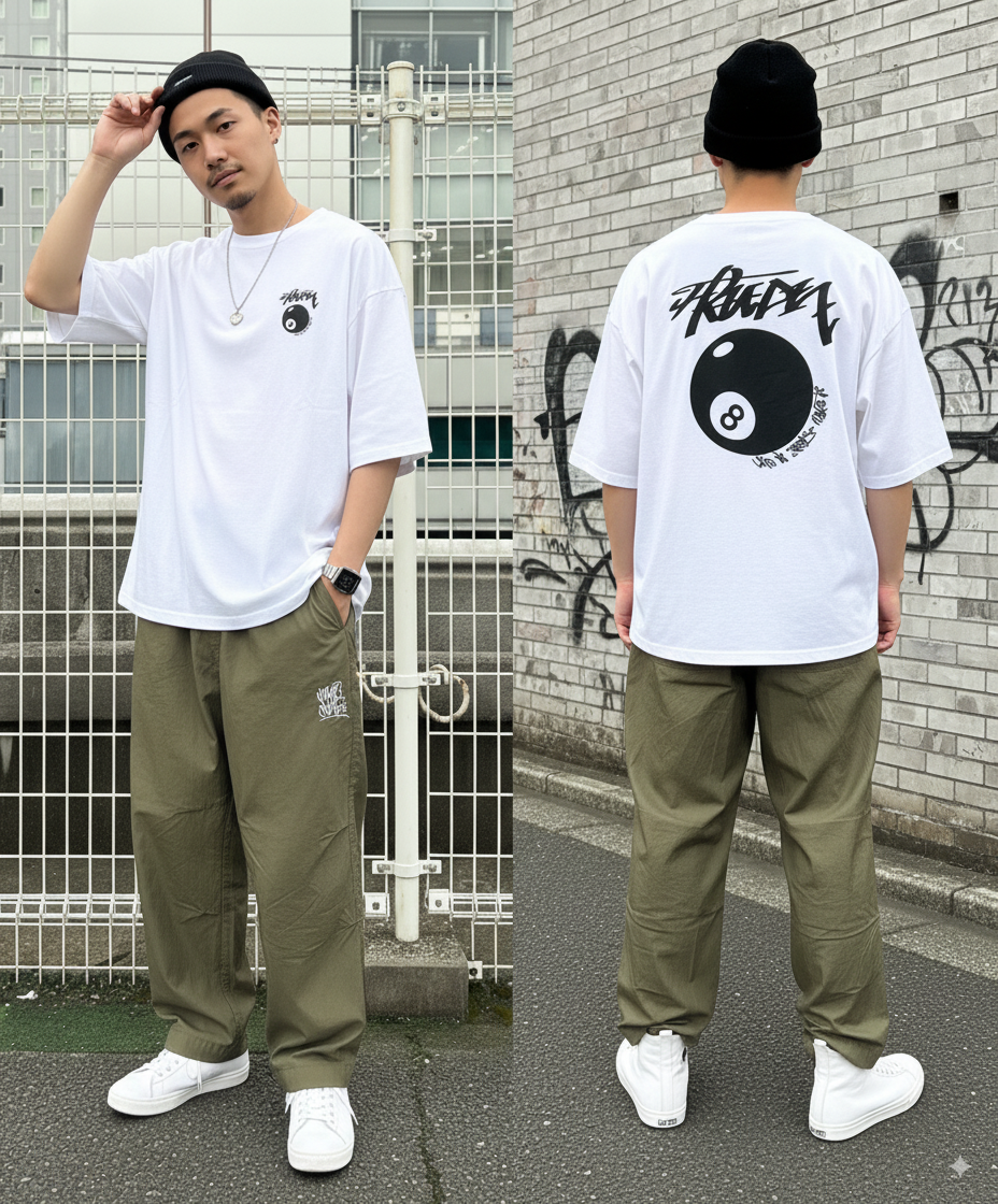 Camiseta OVERSIZE Bola Ocho